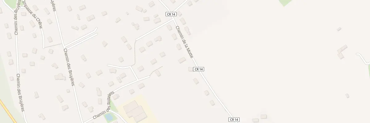 Plan du 727 Che de la Motte à Campigny