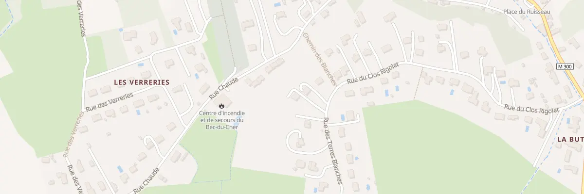 Plan du 6 Rue des Terres Blanches à Savonnières
