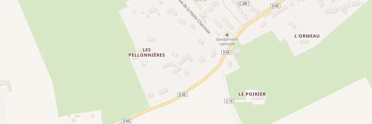 Plan du 1 Che des Pelonnières à Bouloire