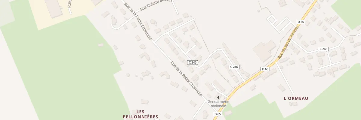 Plan du 21 Rue Marie Curie à Bouloire