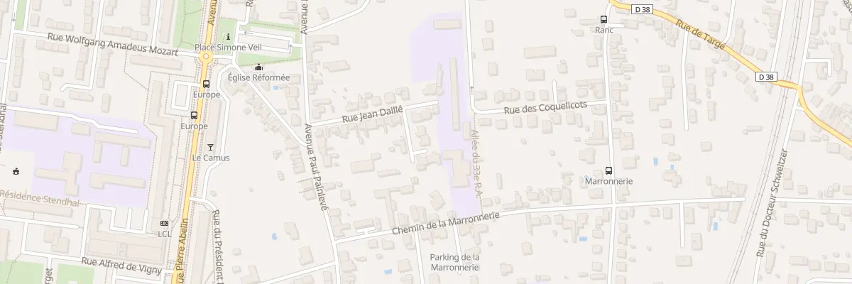 Plan du 32 Rue Jean Daille à Châtellerault