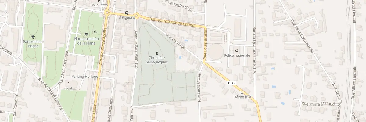 Plan du 6 Rue de Targé à Châtellerault