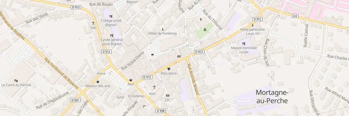 Plan du 35 Rue des Quinze Fusilles à Mortagne-au-Perche