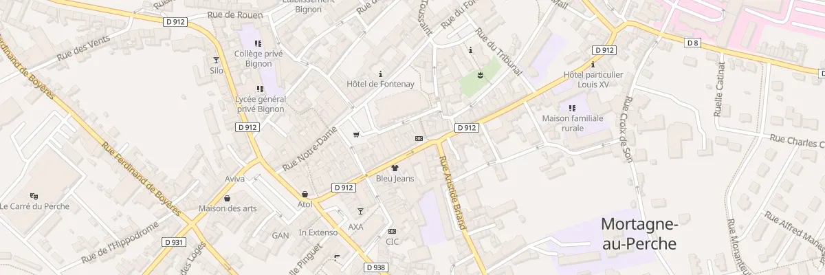 Plan du 37 Rue des Quinze Fusilles à Mortagne-au-Perche