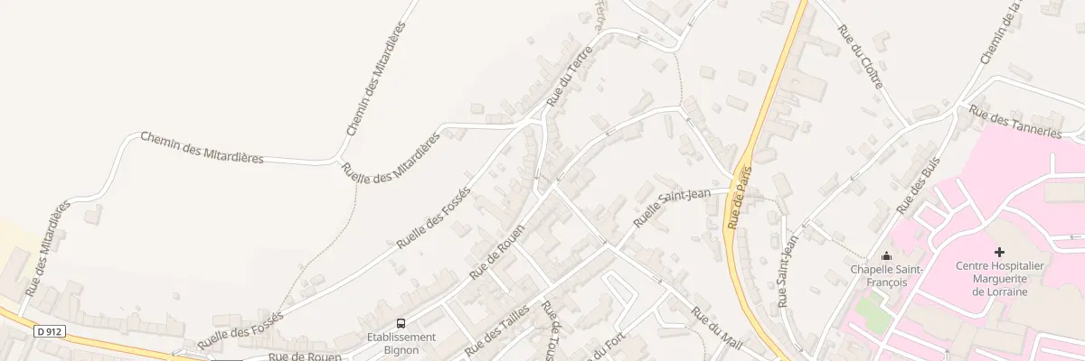 Plan du 61 Rue de Rouen à Mortagne-au-Perche