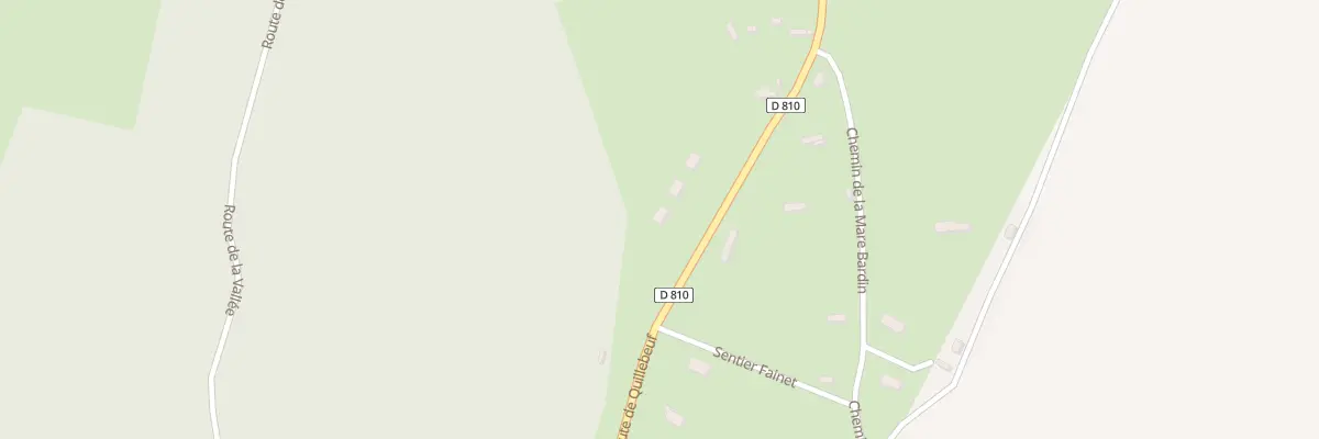 Plan du 1700 Rte de Quillebeuf à Sainte-Opportune-la-Mare