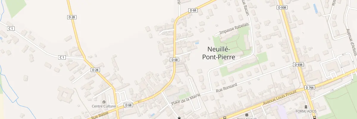 Plan du 13 Rue du 8 Mai 1945 à Neuillé-Pont-Pierre