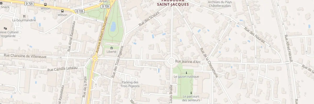Plan du 39 Rue Jeanne d’Arc à Châtellerault
