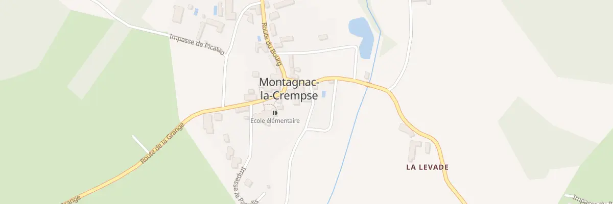 Plan du 9 Le Bourg à Montagnac-la-Crempse