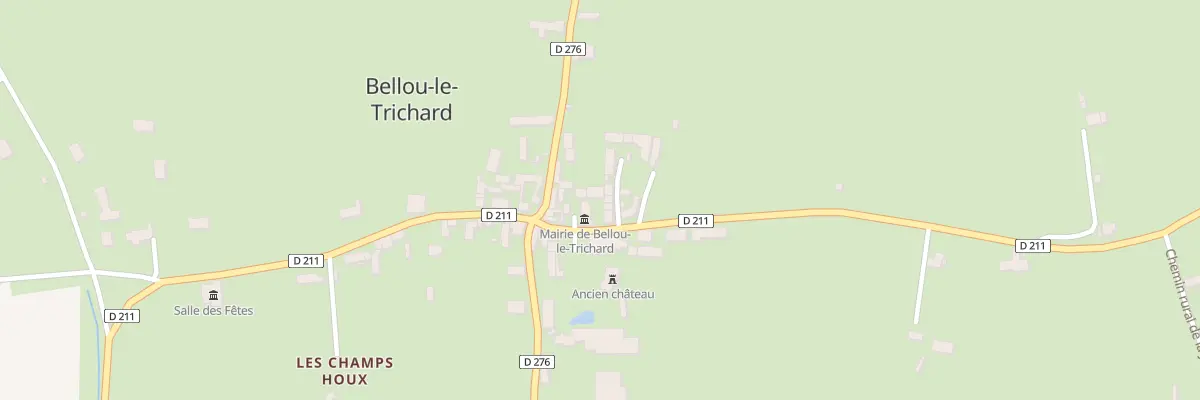 Plan du 7 Rue de l’Ecole à Bellou-le-Trichard