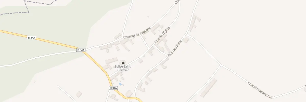 Plan du 2 Rue de Paulet à Cazaril-Tambourès