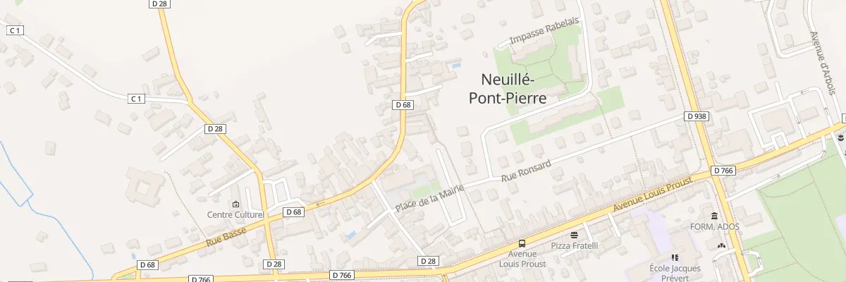 Plan du 7 Rue du 8 Mai 1945 à Neuillé-Pont-Pierre