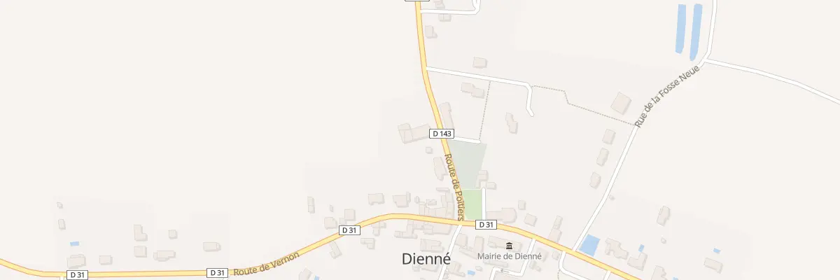 Plan du 11 Rte de Poitiers à Dienné