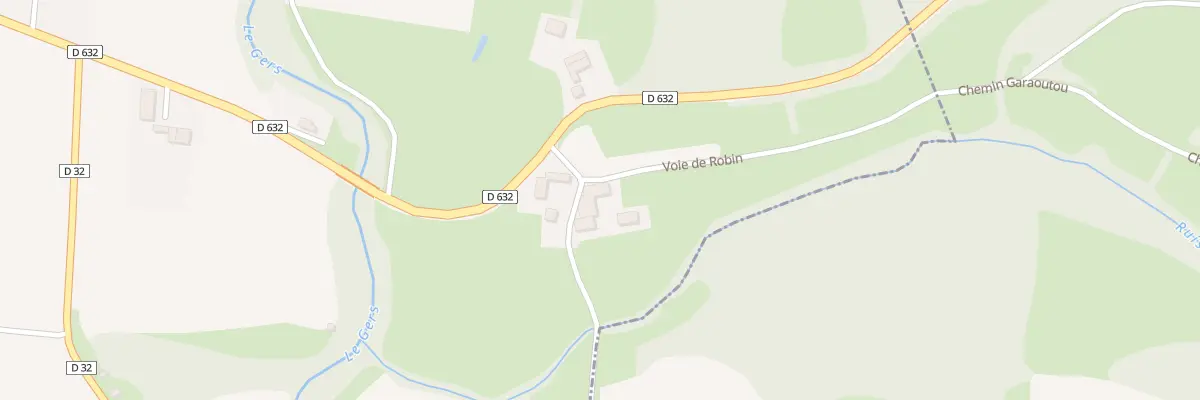 Plan du 2 Voie de Robin à Devèze