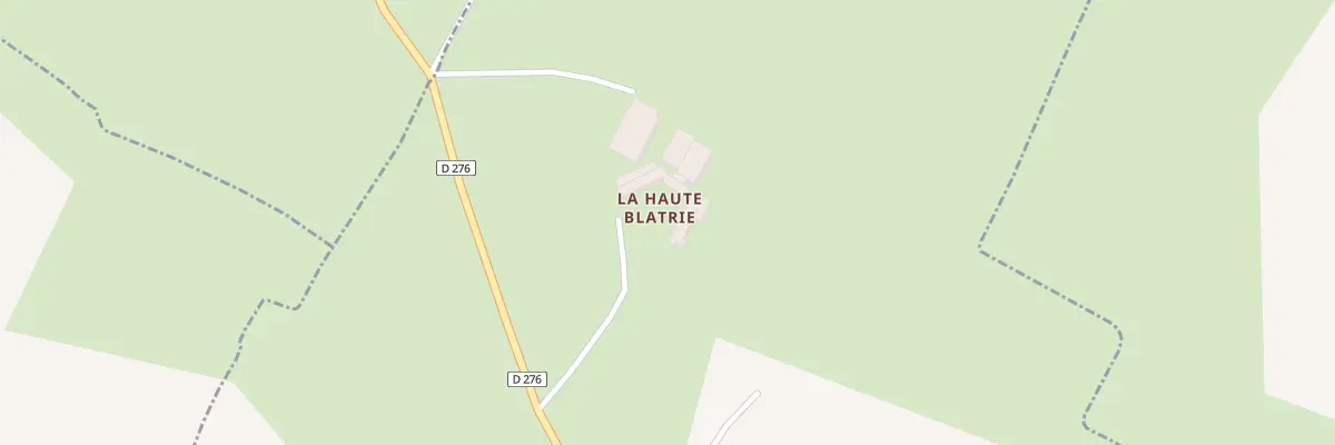 Plan du 2 La Haute Blatrie à Igé