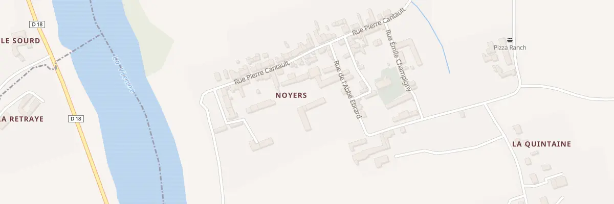 Plan du 6 Rue de l’Abbé Ébrard à Nouâtre