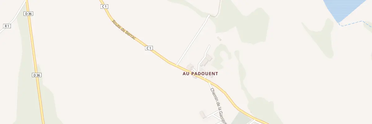 Plan du 5057 Au Padouent à Berrac