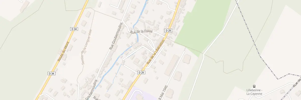 Plan du 4 Qrt Hamel à Lillebonne
