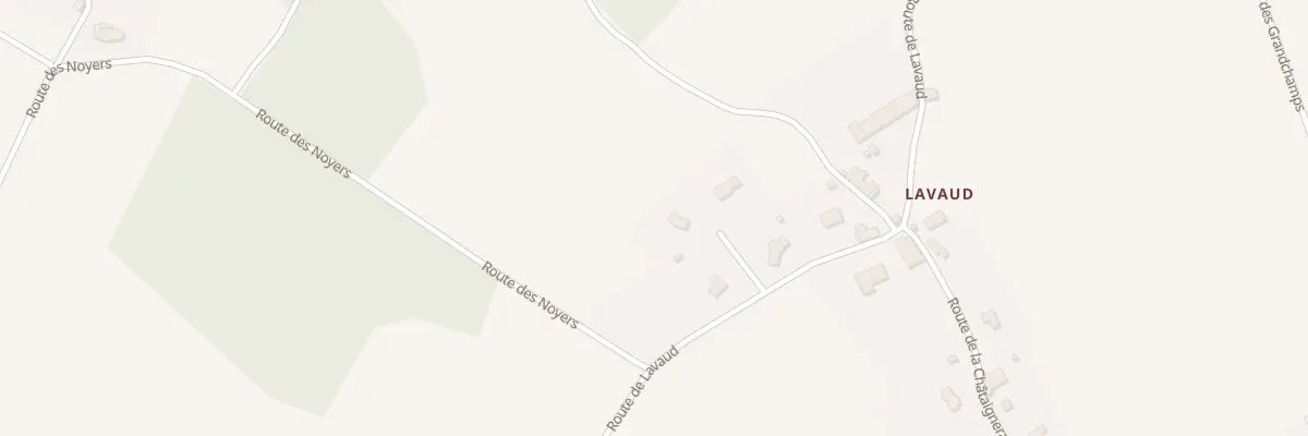Plan du 611 Rte de Lavaud à Mensignac