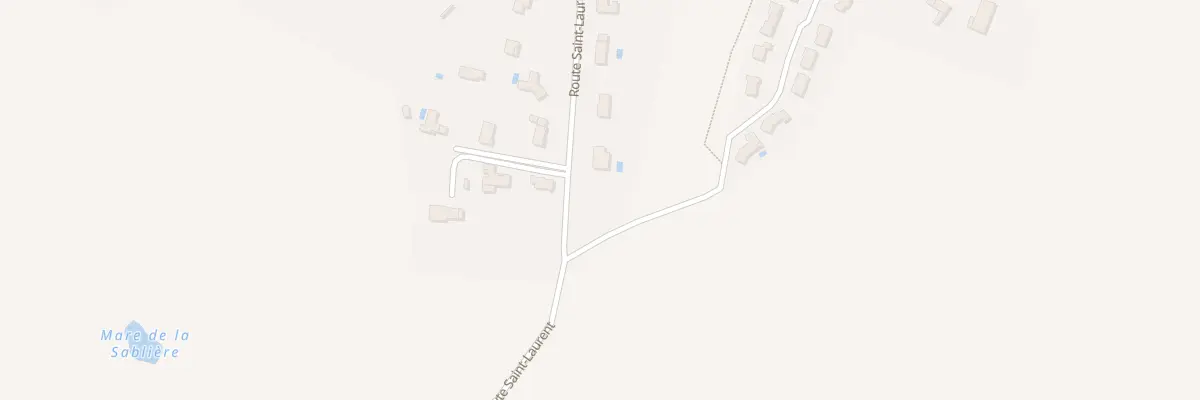 Plan du 15 Rte de Saint Laurent à Dienné