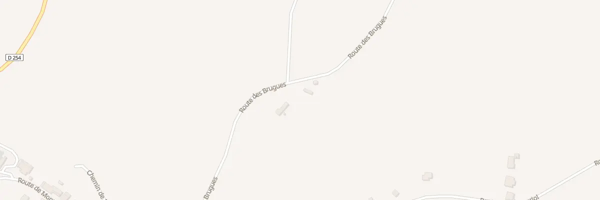 Plan du 348 Rte des Bruges à Sérignac-Péboudou