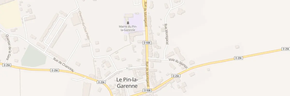 Plan du 25 Rue Montgacel au Pin-la-Garenne