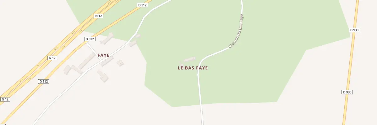 Plan du 64 Le Bas Faye à Saint-Hilaire-le-Châtel