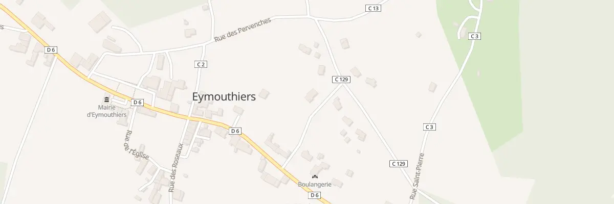 Plan du 207 Rue des Mésanges à Eymouthiers