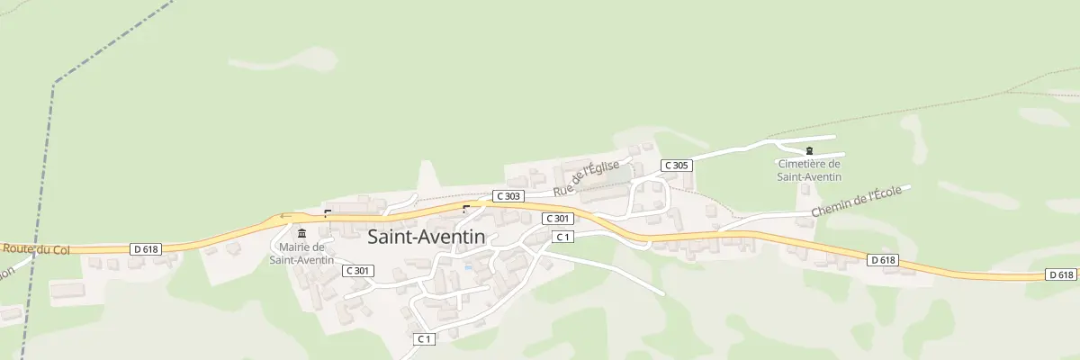 Plan du 5 Rue de l’Eglise à Saint-Aventin