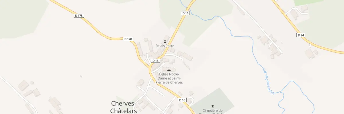 Plan du 5242 Le Bourg à Cherves-Châtelars