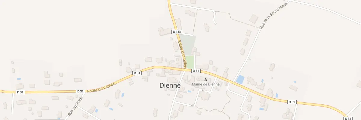 Plan du 7 Rte de Poitiers à Dienné