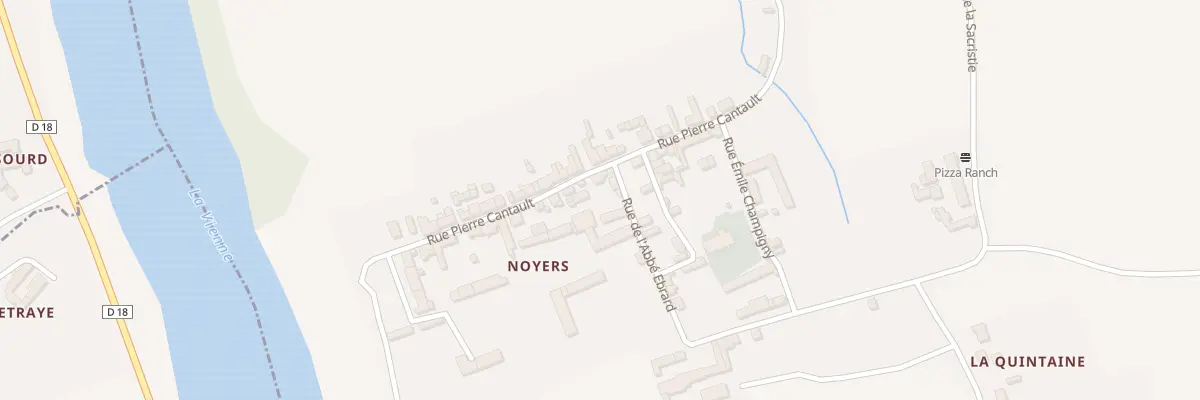 Plan du 13B Rue Pierre Cantault à Nouâtre