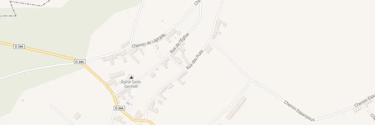 Plan du 9 Rue des Puits à Cazaril-Tambourès