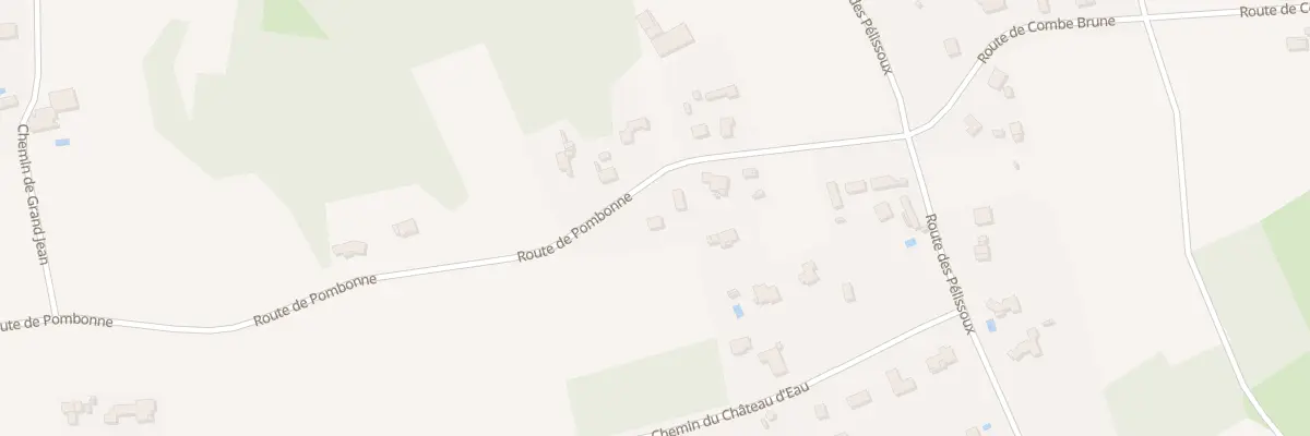 Plan du 15 Rte de Pombonne à Creysse