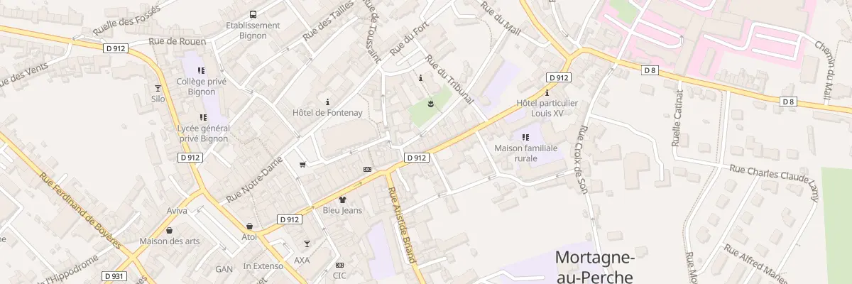 Plan du 51 Rue des Quinze Fusilles à Mortagne-au-Perche
