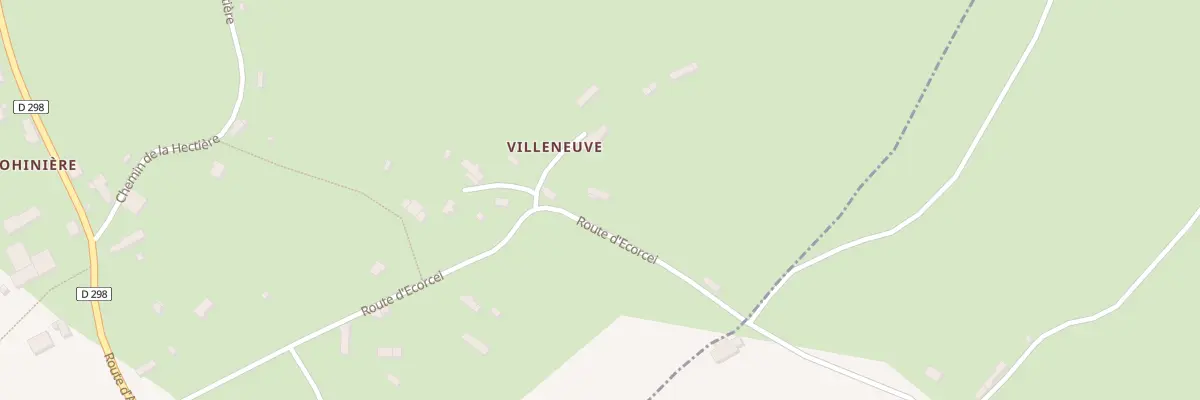 Plan du 36 La Herissonniere à Brethel