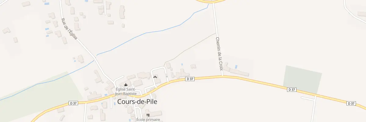 Plan du 161 Rte de Saint Germain à Cours-de-Pile