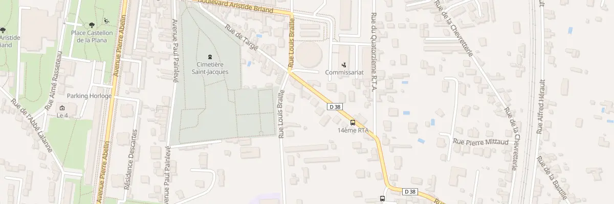 Plan du 26 Rue de Targé à Châtellerault