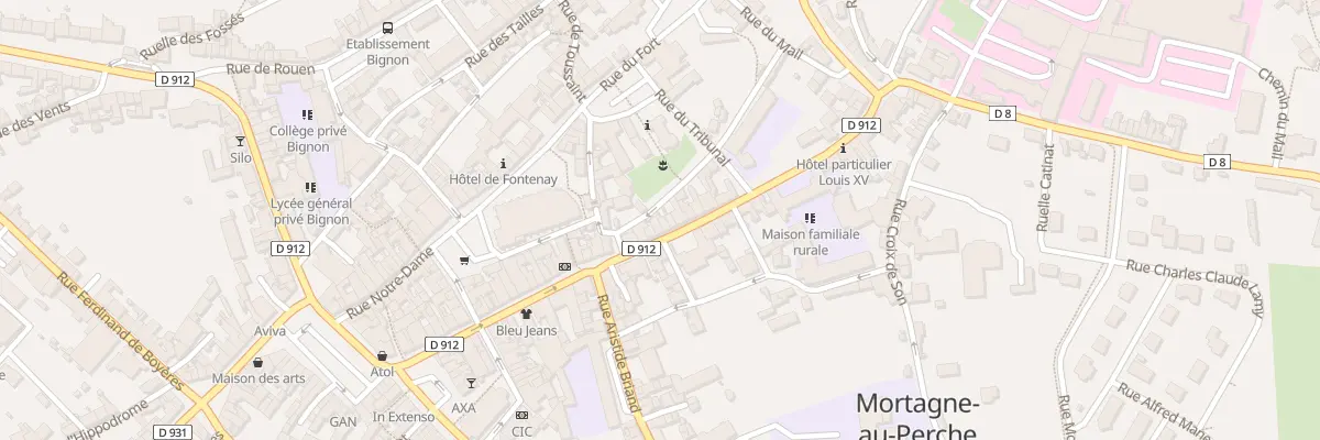 Plan du 53 Rue des Quinze Fusilles à Mortagne-au-Perche