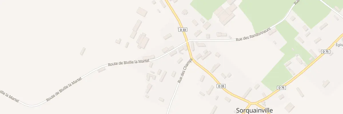 Plan du 4 Rte de Biville la Martel à Sorquainville