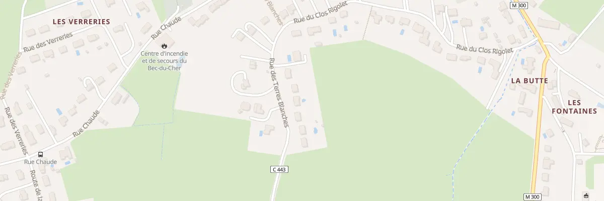 Plan du 7 Rue des Terres Blanches à Savonnières