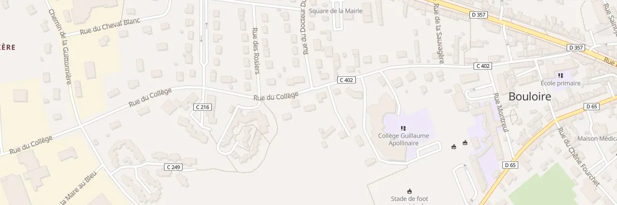 Plan du 23 Rue du Collège à Bouloire