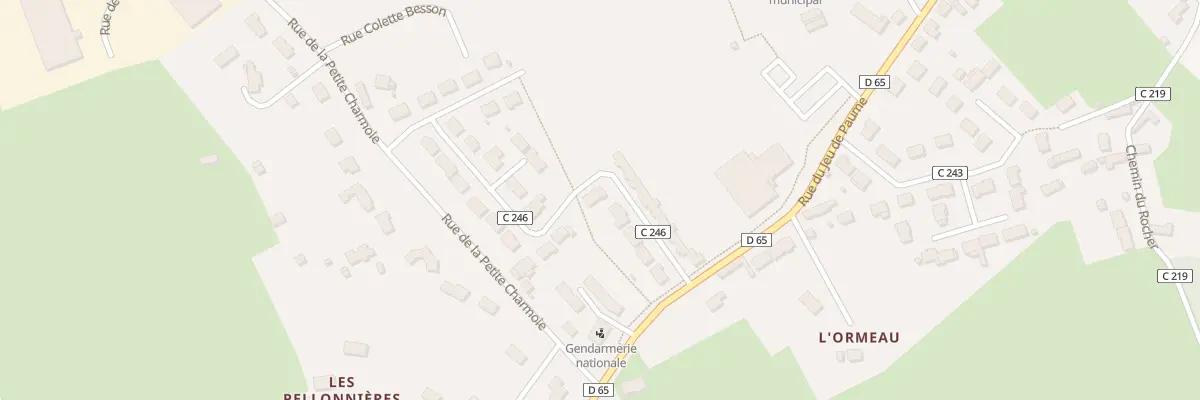 Plan du 9 Rue Marie Curie à Bouloire