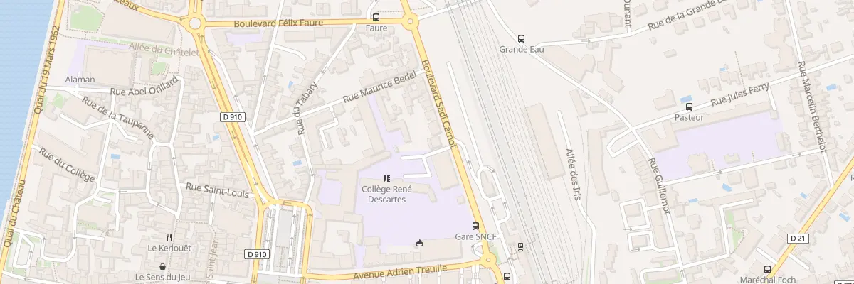 Plan du 21 Bd Sadi Carnot à Châtellerault