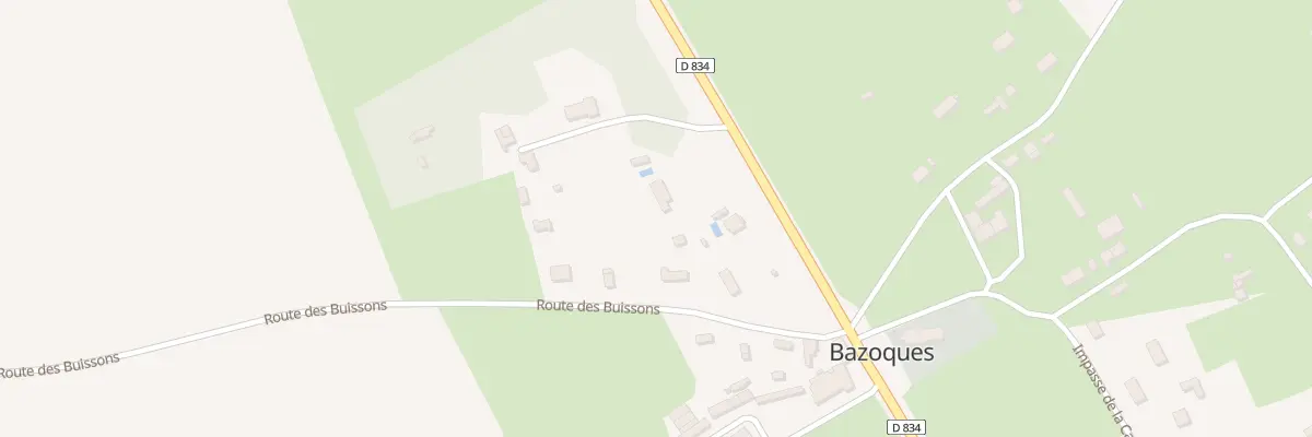 Plan du 140 Rte des Buissons à Bazoques