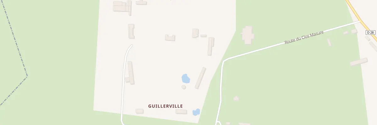 Plan du 340 Rte du Clos Masure à Bolleville