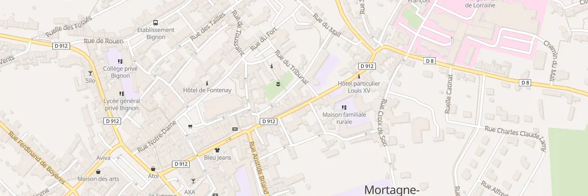 Plan du 63 Rue des Quinze Fusilles à Mortagne-au-Perche