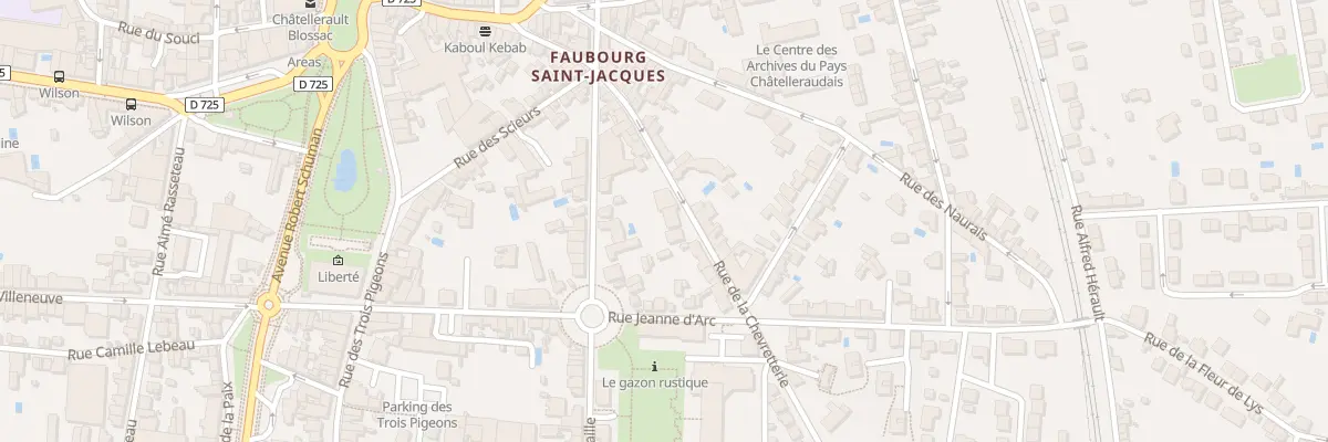 Plan du 48 Rue de la Chevretterie à Châtellerault