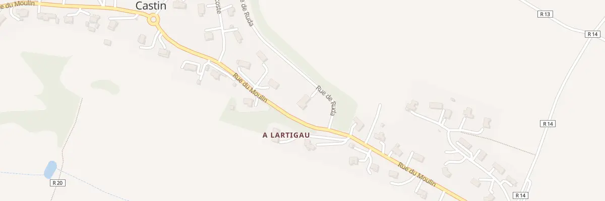 Plan du 4 Rue de Ruda à Castin