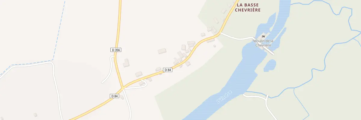 Plan du 13 Rte de la Basse Chevrière à Saché